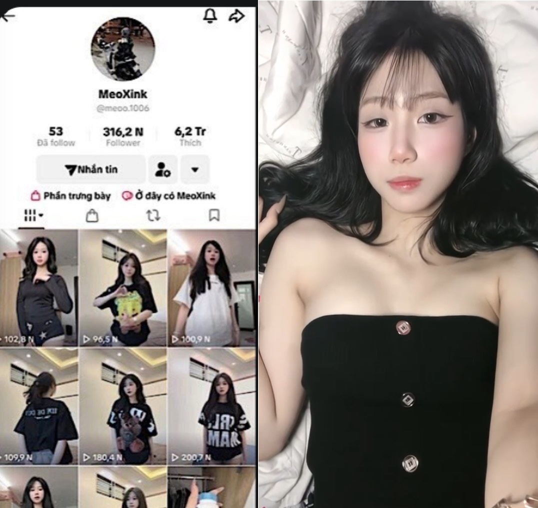 Full clip sex em tiktoker Top mỡ Hà Meo Meoxink